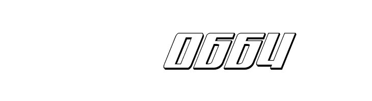 Quantum of Malice 3D Italic  Скачать бесплатные шрифты