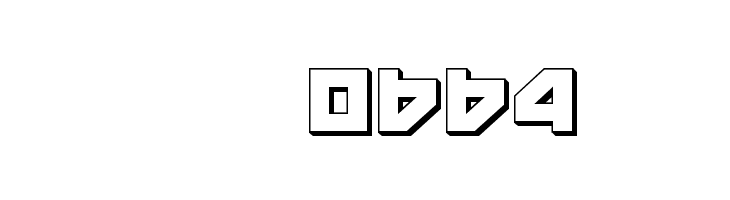 Nyet 3D  Скачать бесплатные шрифты