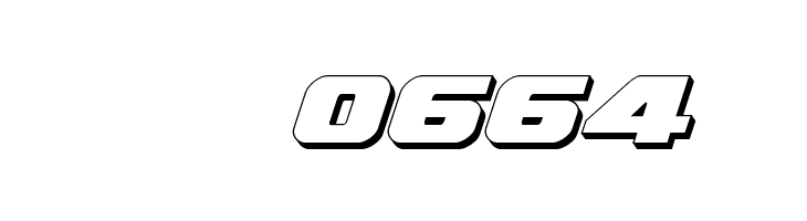 Federal Escort 3D Italic  Скачать бесплатные шрифты