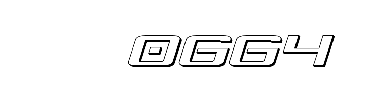 Concielian Break 3D Semi-Italic  Скачать бесплатные шрифты