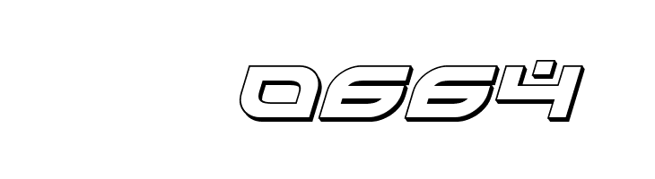 Battlefield 3D Italic  Скачать бесплатные шрифты