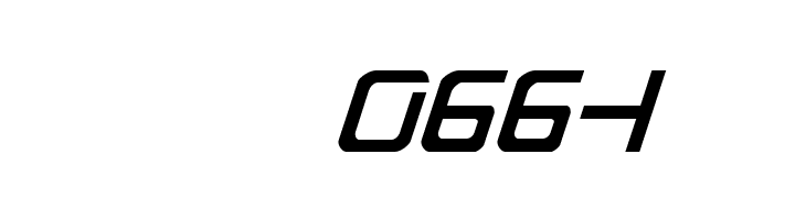 PsYonic VII Italic  Скачать бесплатные шрифты