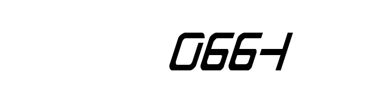 PsYonic VII Condensed Italic  Скачать бесплатные шрифты