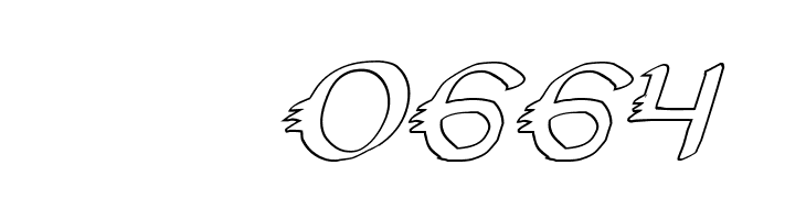 Gypsy Road Outline Italic  Скачать бесплатные шрифты