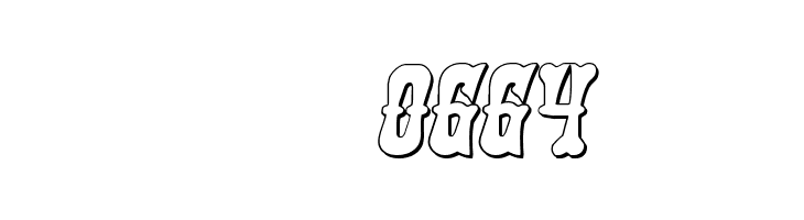 Texas Ranger 3D Italic  Скачать бесплатные шрифты