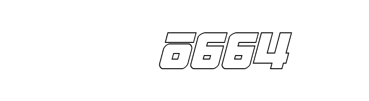 Hong Kong Hustle Outline Italic  Скачать бесплатные шрифты