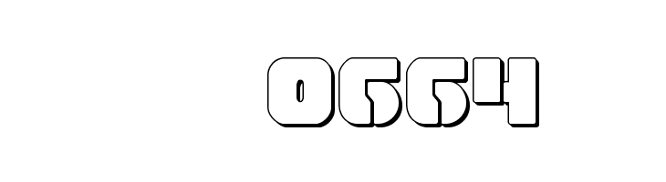 Space Cruiser 3D  Скачать бесплатные шрифты