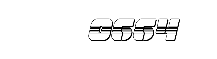 Space Cruiser Chrome Italic  Скачать бесплатные шрифты