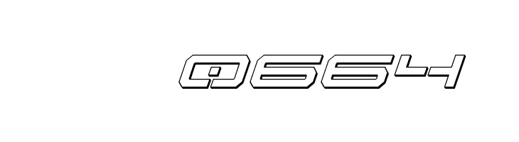 Free Agent 3D Italic  Скачать бесплатные шрифты