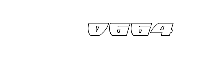 Black Bishop Outline Italic  Скачать бесплатные шрифты