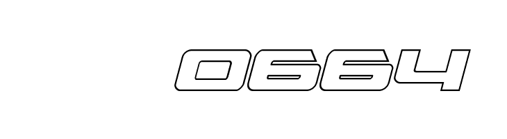 Northstar Outline Italic  Скачать бесплатные шрифты