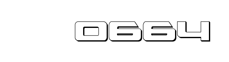 Northstar 3D Regular  Скачать бесплатные шрифты