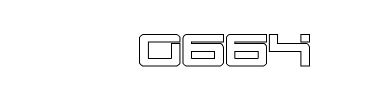 United Planets Outline  Скачать бесплатные шрифты