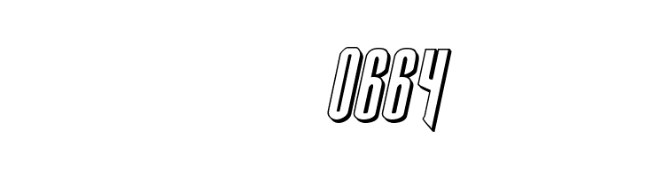 Butch & Sundance 3D Italic  Скачать бесплатные шрифты