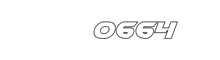 Airstrike Outline Regular  Скачать бесплатные шрифты