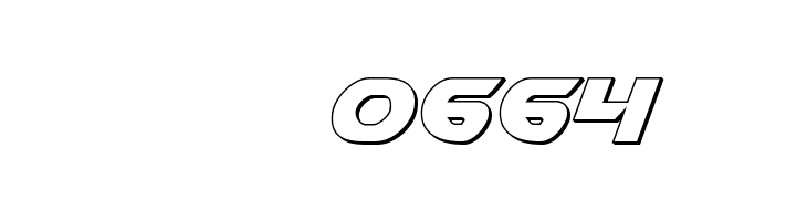 Airstrike 3D Regular  Скачать бесплатные шрифты