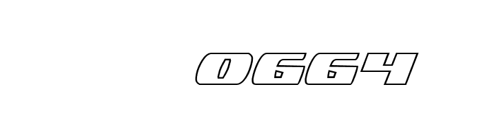 Americorps Outline Regular  Скачать бесплатные шрифты