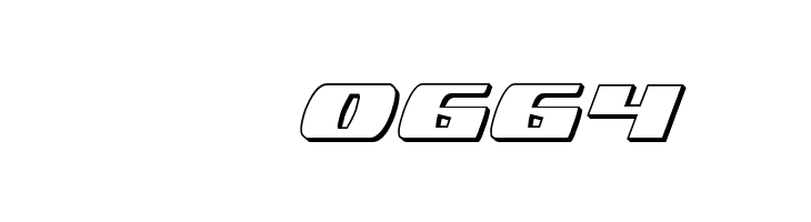 Americorps 3D Regular  Скачать бесплатные шрифты