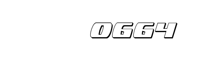 Americorps 3D Condensed  Скачать бесплатные шрифты