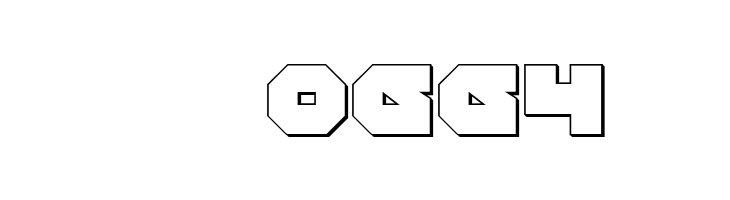 Trigger Man 3D Regular  Скачать бесплатные шрифты