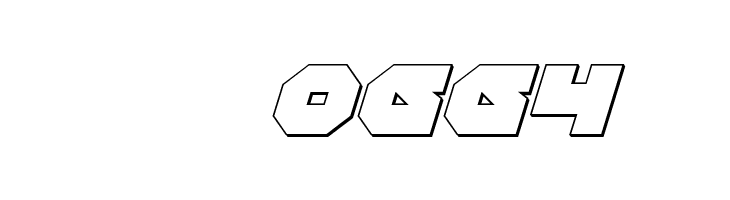 Trigger Man 3D Italic  Скачать бесплатные шрифты