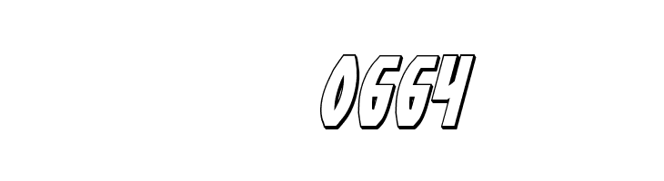 Prowler 3D Italic  Скачать бесплатные шрифты