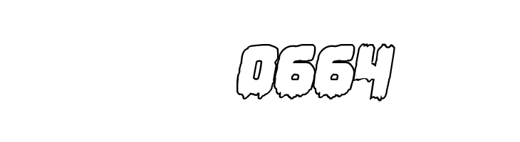 Marsh Thing Outline Italic  Скачать бесплатные шрифты