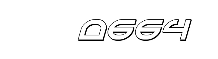 Aetherfox 3D Italic  Скачать бесплатные шрифты