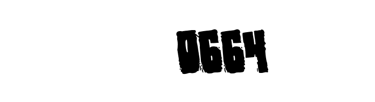 Bog Beast Rotated  Скачать бесплатные шрифты