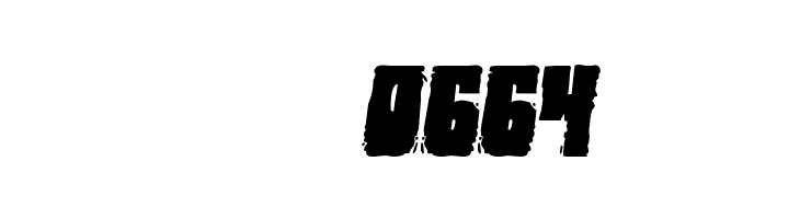 Bog Beast Expanded Italic  Скачать бесплатные шрифты