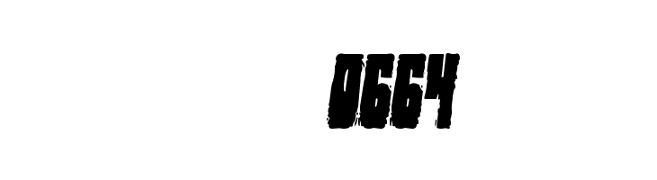 Bog Beast Condensed Italic  Скачать бесплатные шрифты