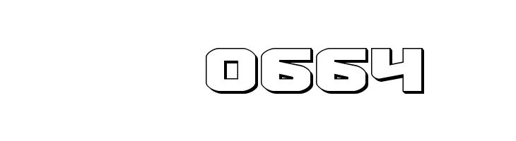 Terran 3D Regular  Скачать бесплатные шрифты