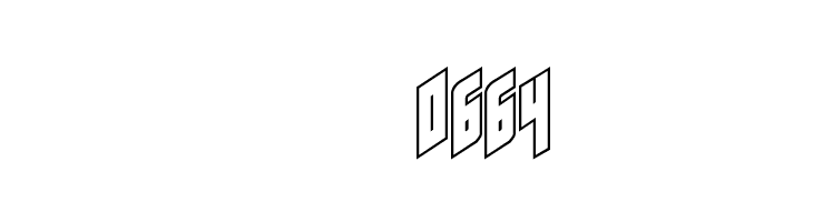 Galaxy Force Outline  Скачать бесплатные шрифты