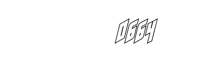 Galaxy Force Outline Italic  Скачать бесплатные шрифты