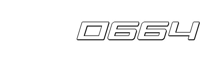 Phoenicia 3D Italic  Скачать бесплатные шрифты