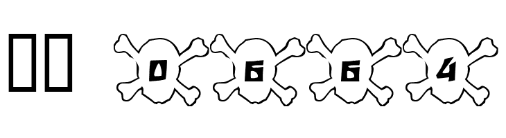 101! Skull &BoneZ  Скачать бесплатные шрифты