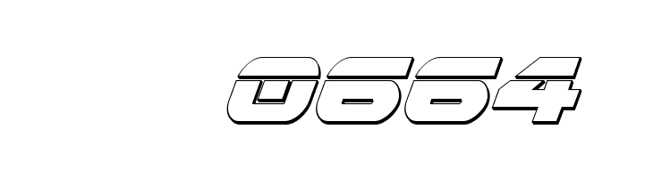 Gemina Laser 3D Italic  Скачать бесплатные шрифты