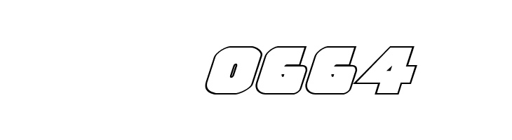 Jedi Special Forces Outline Italic  Скачать бесплатные шрифты