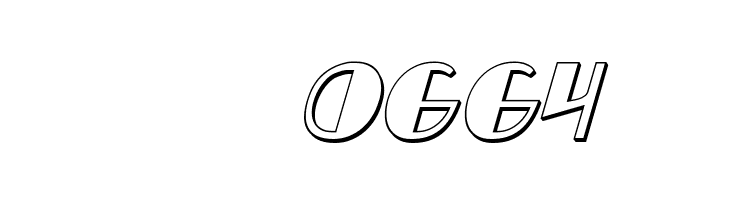 Nathan Brazil 3D Italic  Скачать бесплатные шрифты