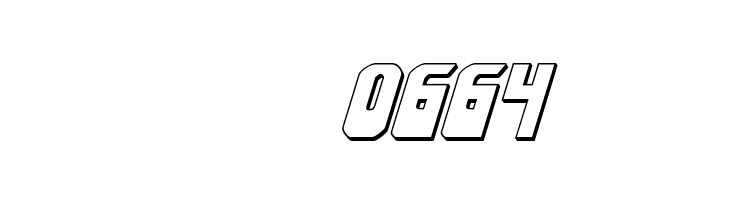 Eldebaran 3D Italic  Скачать бесплатные шрифты