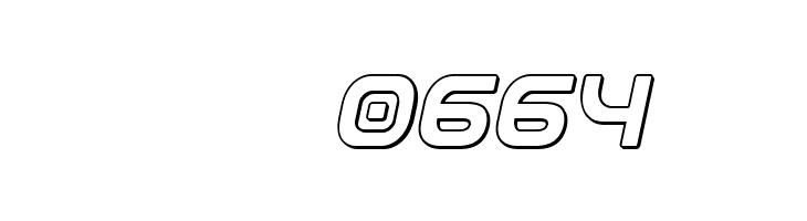 Universal Jack 3D Italic  Скачать бесплатные шрифты