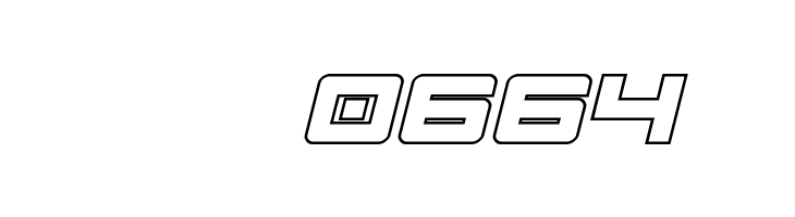 Montroc Outline Italic  Скачать бесплатные шрифты