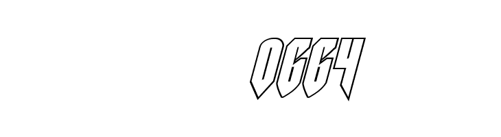 Opus Magnus Outline Italic  Скачать бесплатные шрифты