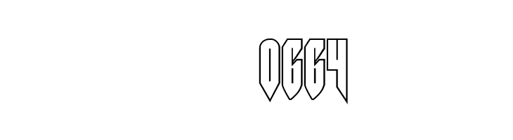 Opus Magnus Outline Condensed  Скачать бесплатные шрифты
