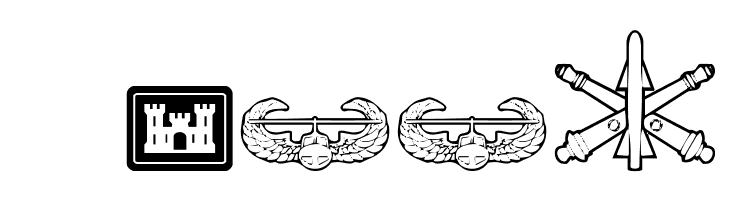 US Army II  Скачать бесплатные шрифты