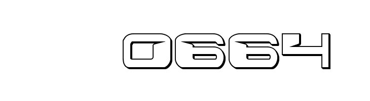 Interdiction 3D Regular  Скачать бесплатные шрифты