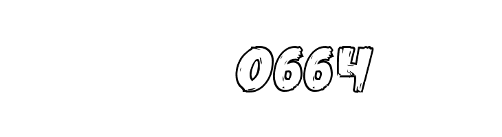 Mrs. Monster Bold Outline Italic  Скачать бесплатные шрифты