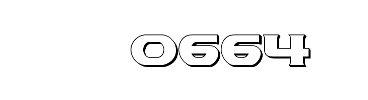 Modi Thorson 3D Regular  Скачать бесплатные шрифты