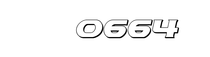 Modi Thorson 3D Italic  Скачать бесплатные шрифты