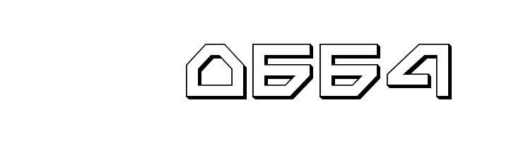 Neo-Navy 3D  Скачать бесплатные шрифты